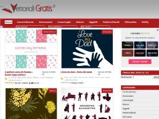 Screenshot sito: Vettorialigratis.it