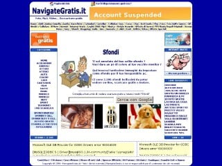 Screenshot sito: NavigateGratis.it Sfondi