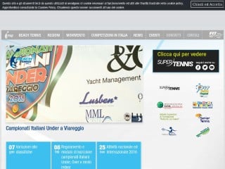 Screenshot sito: FIT Beach tennis