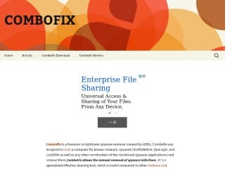 Screenshot sito: Combofix