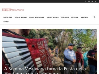 Screenshot sito: Il Fatto Vesuviano