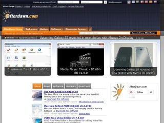 Screenshot sito: Afterdawn.com