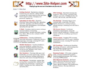 Screenshot sito: Site-Helper.com