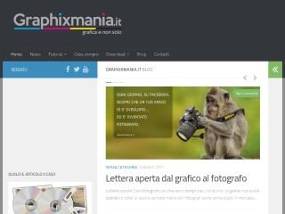Screenshot sito: Graphixmania.it