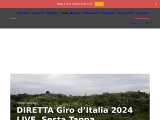 Screenshot sito: Spazio Ciclismo