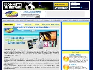 Screenshot sito: Giochiemusica.it