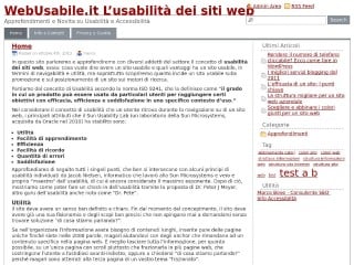 Screenshot sito: Webusabile.it