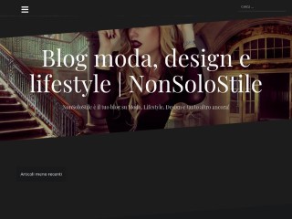 Screenshot sito: NonSoloStile