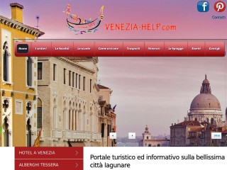 Screenshot sito: Venezia Help