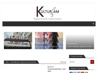 Screenshot sito: Kulturjam.it