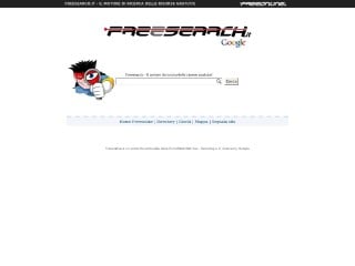 Screenshot sito: Freesearch.it
