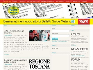 Screenshot sito: Guida Metano