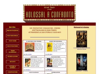 Screenshot sito: Kolossal a Confronto