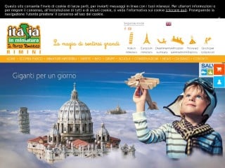 Screenshot sito: Italia in miniatura