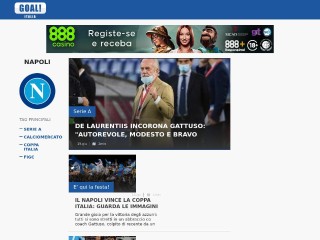 Screenshot sito: Diario Partenopeo
