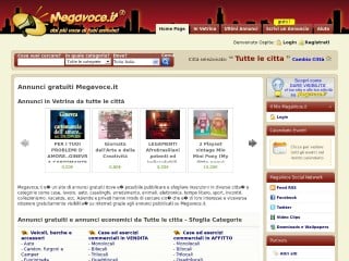 Screenshot sito: MegaVoce.it