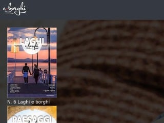 Screenshot sito: E-borghi travel