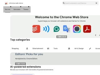 Screenshot sito: Google Chrome Extensions