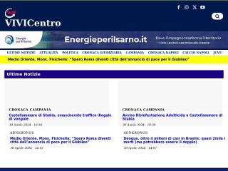 Screenshot sito: ViViCentro