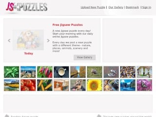 Screenshot sito: JSPuzzles