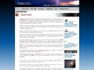 Screenshot sito: CesiSirf