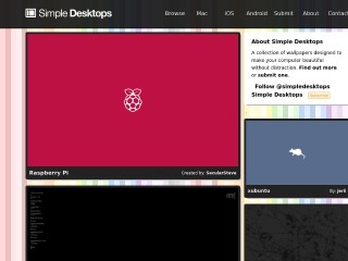Screenshot sito: SimpleDesktops