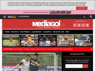 Screenshot sito: Mediagol.it