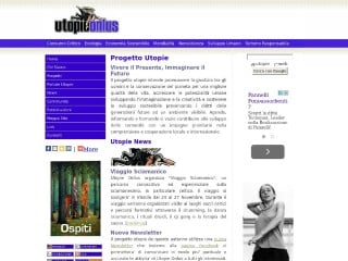 Screenshot sito: Utopie.it
