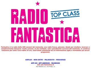 Screenshot sito: Radio Fantastica