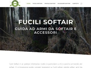Screenshot sito: Fucili Softair