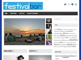 Screenshot sito: Festivalbar
