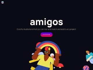Screenshot sito: Amigos