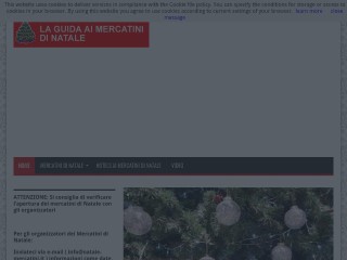 Screenshot sito: Natale-Mercatini.it
