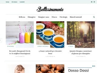 Screenshot sito: Bellissimamente.it