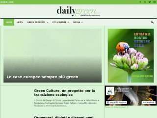 Screenshot sito: Daily Green