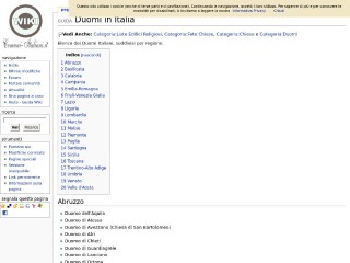 Screenshot sito: Guida ai Duomi in Italia