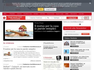 Screenshot sito: Quotidianocasa.it