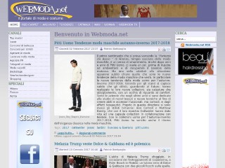 Screenshot sito: Webmoda.net