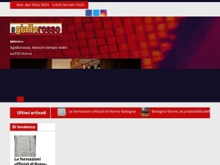 Screenshot sito: IlGiallorosso.it