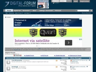 Screenshot sito: Digital-Forum