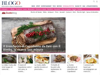Screenshot sito: Gustoblog.it