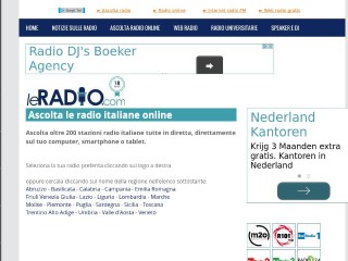 Screenshot sito: LeRadio.com