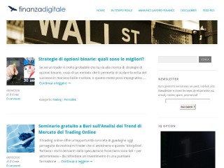 Screenshot sito: Finanzadigitale