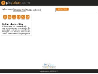 Screenshot sito: Picjuice.com
