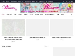 Screenshot sito: Blossom zine