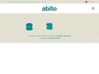 Screenshot sito: Abito
