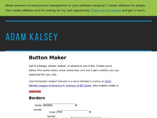 Screenshot sito: Buttonmaker