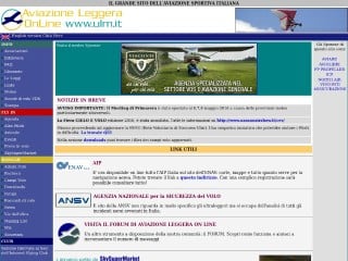 Screenshot sito: Aviazione Leggera Online