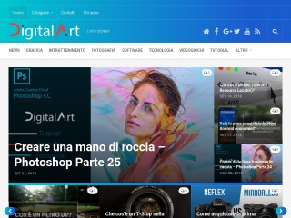 Screenshot sito: Digitalart