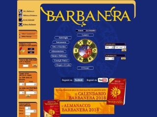 Screenshot sito: Barbanera